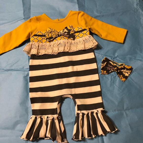 Peaches ‘n Cream Other - Peaches ‘n Cream baby girl outfit